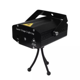 Proiector laser holografic cu stele rosu/verde, telecomanda si senzor sunet
