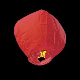 Lampion zburator clasic rosu, 100 cm, pentru nunti si petreceri (1 bucata)