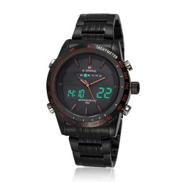 Ceas barbatesc Naviforce dual (analog-digital) quartz, 3ATM, alarma, cronometru, iluminat