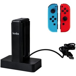 Statie de încarcare Hotder pentru Joy-Con Nintendo Switch, 4 controlere, USB