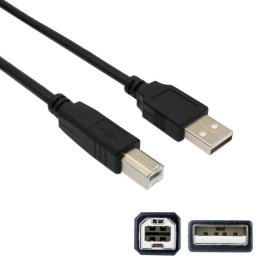 Cablu imprimanta USB 2.0 Hi-Speed A-B, 1,6 m, transfer date stabil
