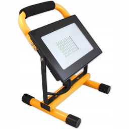 Proiector LED portabil 50W cu stativ, 4000 lm, 5500K, IP65, cablu 3 m