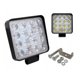 Proiector LED SMD 48W pentru offroad si lucru, 12/24V, 4800 lm, IP67