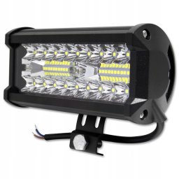 Proiector LED offroad 120W cu 40 LED Epistar, IP67, carcasa din aluminiu