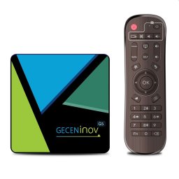 TV Box Android 10 4K GECENinov, 4GB RAM, 32GB, Wi‑Fi 5GHz, Bluetooth, HDMI