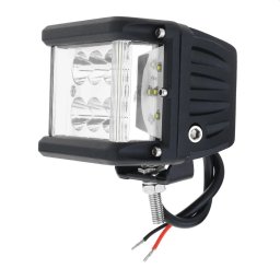 Proiector LED SMD offroad 36W, 4300 lm, 10–60V DC, IP67, 180° flood, cu suport