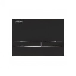 Placa de actionare WC Kerra Adriatic negru, dubla comanda, pentru K-50 Slim
