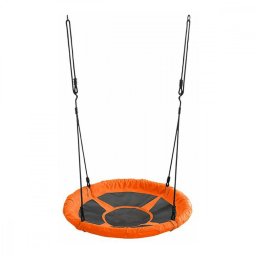 Leagan tip cuib Mirpol Nest 65 cm, portocaliu, pentru gradina si interior