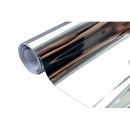 Folie autocolanta oglinda difuza 50x200 cm pentru geam si mobila, PET
