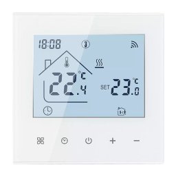 Termostat digital WiFi Beok pentru centrala pe gaz, touchscreen LCD, programabil 5+2