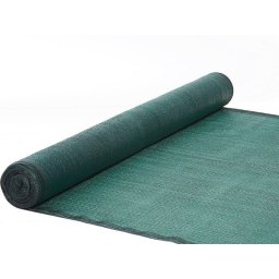 Plasa umbrire HDPE 40% 1,5x25 m, 50 g/mp, verde pentru sere si gard