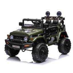 Masinuta electrica copii Toyota FJ Cruiser, 2 locuri, roti EVA, Bluetooth, verde