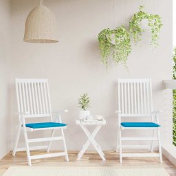 Perne scaune gradina 2 buc. albastru 40x40x4 cm tesatura Oxford GartenMobel Dekor