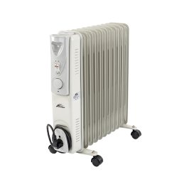 Radiator cu ulei Leziter Norde, 11 elementi, 1000/1500/2500W, termostat