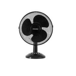 Ventilator de masa Mesko 70W, 30 cm, 3 trepte, oscilatie si unghi reglabil, negru