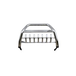 Bullbar universal din inox lucios cu suport pentru proiectoare, pentru SUV (D0401S3)