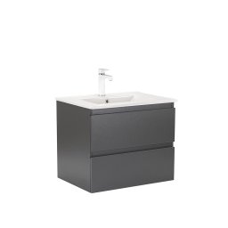 Masca chiuveta baie Leziter Vario Forte 60 cm cu lavoar, antracit