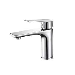 Robinet lavoar Leziter Auri cromat, monocomanda, finisaj lucios modern