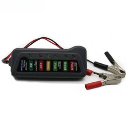 Tester baterie si alternator 12V cu indicator LED, clesti izolati (W06448)