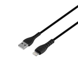 Cablu Lightning pentru iPhone, incarcare rapida 3A Quick Charge si transfer date, negru