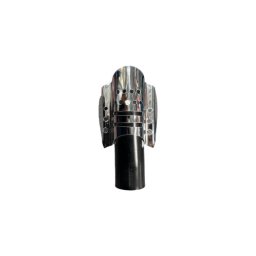Ornament toba Biray cromat, diametru 40 mm, lungime 175 mm