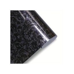 Folie auto autocolanta Pet Premium carbon forjat lucios 1.52 m x 1 m, anti-bule