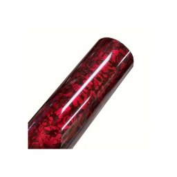 Rola folie auto autocolanta PET Premium carbon forjat rosu 1,52 x 18 m, anti-bule