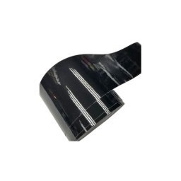 Folie auto autocolant PET Premium negru lucios pentru trimuri 10 cm x 8 m (GB109)