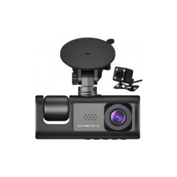 Camera auto DVR tripla Full HD 1080P 170° cu Night Vision si G-Sensor