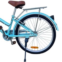 Bicicleta de oras pentru dama Procart, 24", V-Brake, portbagaj, turcoaz