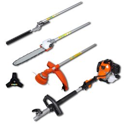 Unealta 4-în-1 trimmer iarba & arbusti, drujba, motocoasa GartenMobel Dekor