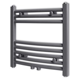 Radiator port-prosop încalzire centrala baie, curbat, 480x480 mm, gri GartenMobel Dekor