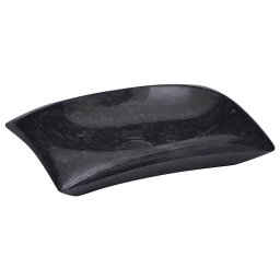 Chiuveta, negru, 50x35x10 cm, marmura GartenMobel Dekor