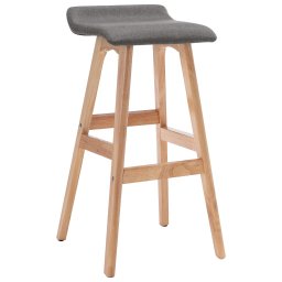 Scaun de bar, gri închis, material textil GartenMobel Dekor