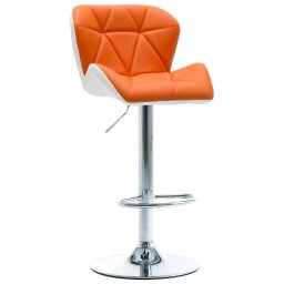 Scaun de bar Portocaliu 44 x 48 x 105,5 cm Piele artificiala GartenMobel Dekor