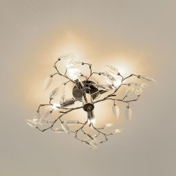 Plafoniera Kira 4x E14, 47,5 x 15 cm, crom argintiu, lux.pro