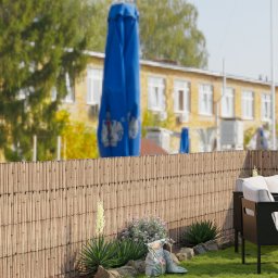 Rola gard din stuf Allzio 500x100 cm, paravan natural pentru gradina