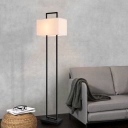Lampadar Sigdal negru/alb, design modern, 165 cm, [lux.pro]