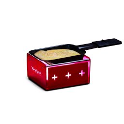 Racleta Trisa My Raclette Red pentru seri romantice, cu lumanari