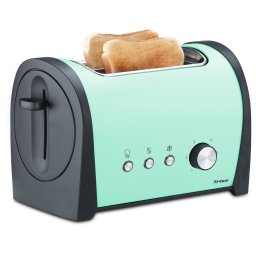 Prajitor de paine Trisa Retro Line verde, 800W, 6 trepte rumenire