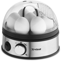 Fierbator de oua Trisa Egg Master, 7 oua, 400 W, argintiu