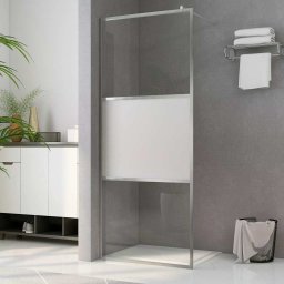 Paravan de dus walk-in, 115 x 195 cm, sticla ESG semi-mata GartenMobel Dekor