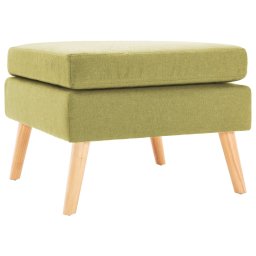 Taburet, verde, material textil GartenMobel Dekor