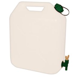 Canistra pentru apa 20L cu robinet, recipient din plastic cu maner