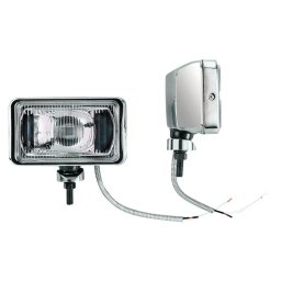 Proiector auto de ceata Maxtel din inox, dreptunghiular, H3, 12/24V