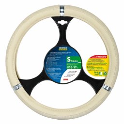 Manson volan bej Cromox Premium, marimea S, 35-37 cm, imitatie piele