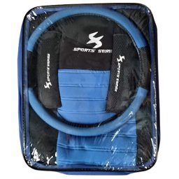 Set huse scaun auto Sport Series 13 piese negru/albastru