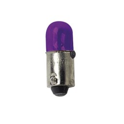 Bec auto BA9s 12V 4W violet pentru pozitie si bord, set 2 buc