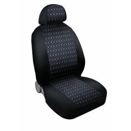 Huse scaun auto universale Square, set 9 piese, jacquard, negre