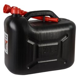 Canistra combustibil din plastic 20L 4Cars cu furtun flexibil, omologata ONU
